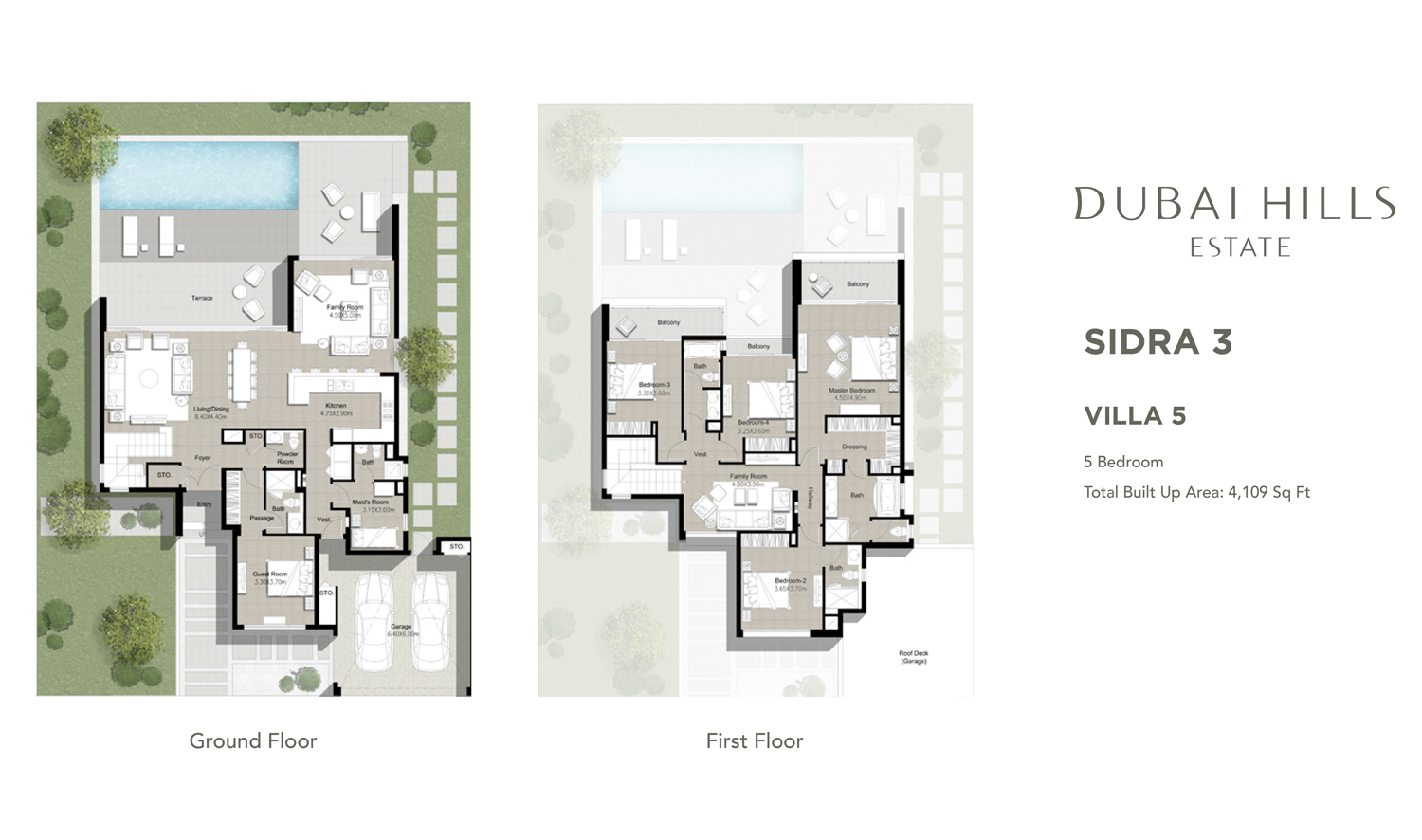 Emaar Sidra 3 Villas New Phase in Dubai Hills Estate