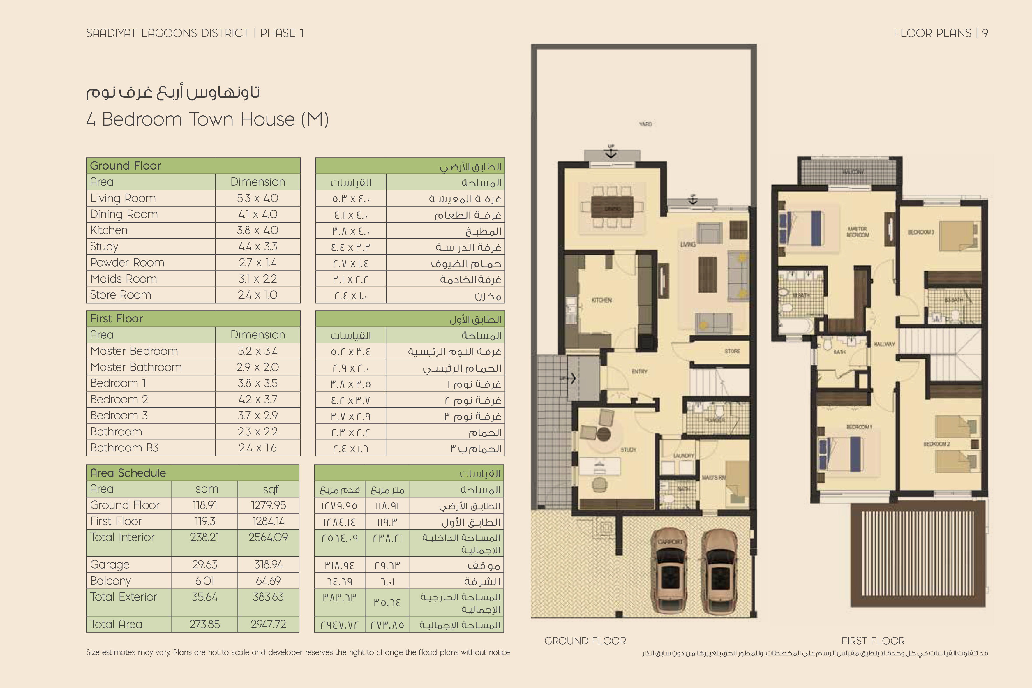 4Bedroom Townhouses