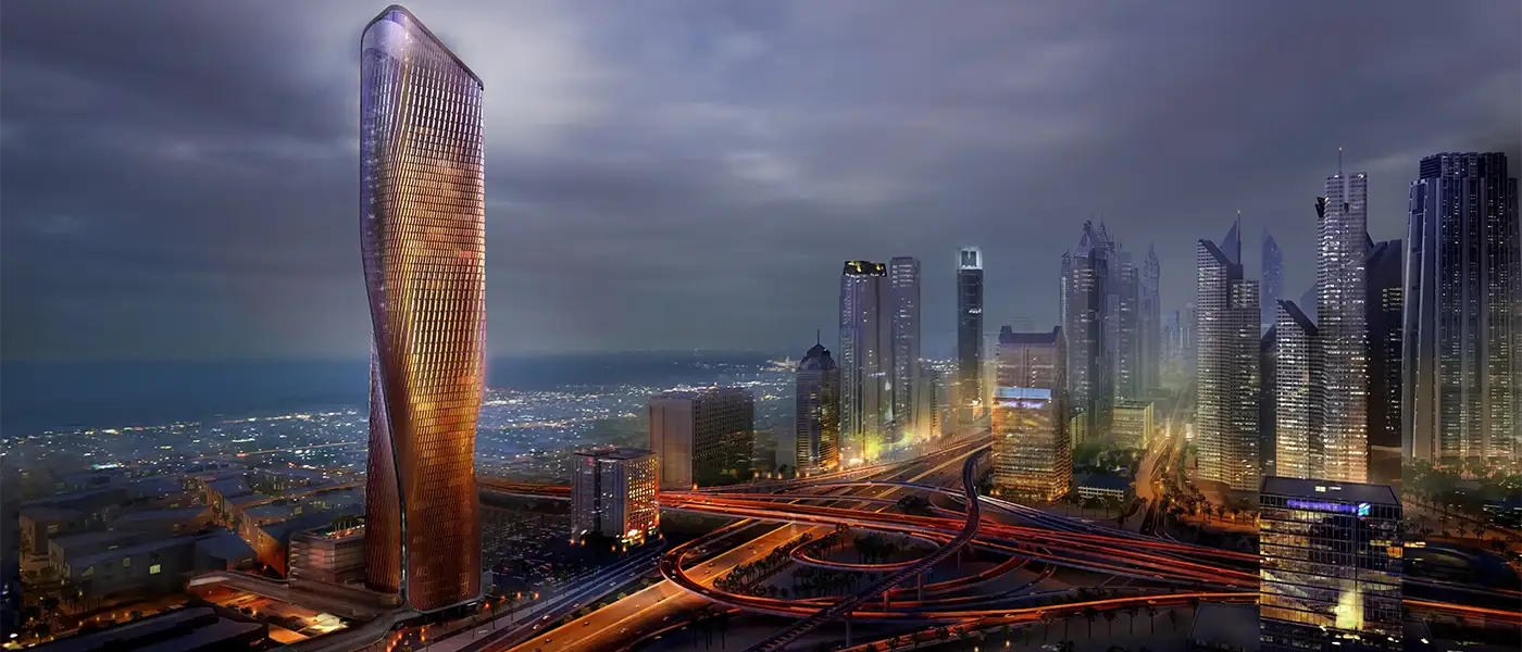 Wasl Tower at Sheikh Zayed Road, Dubai