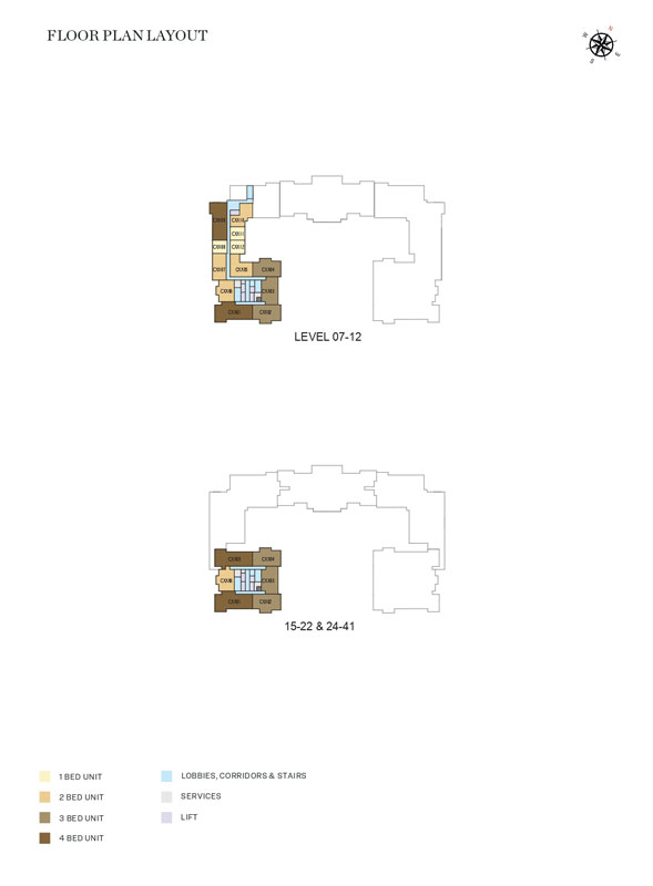 Crest Grande Tower C At Sobha Hartland, Dubai - Floor Plan