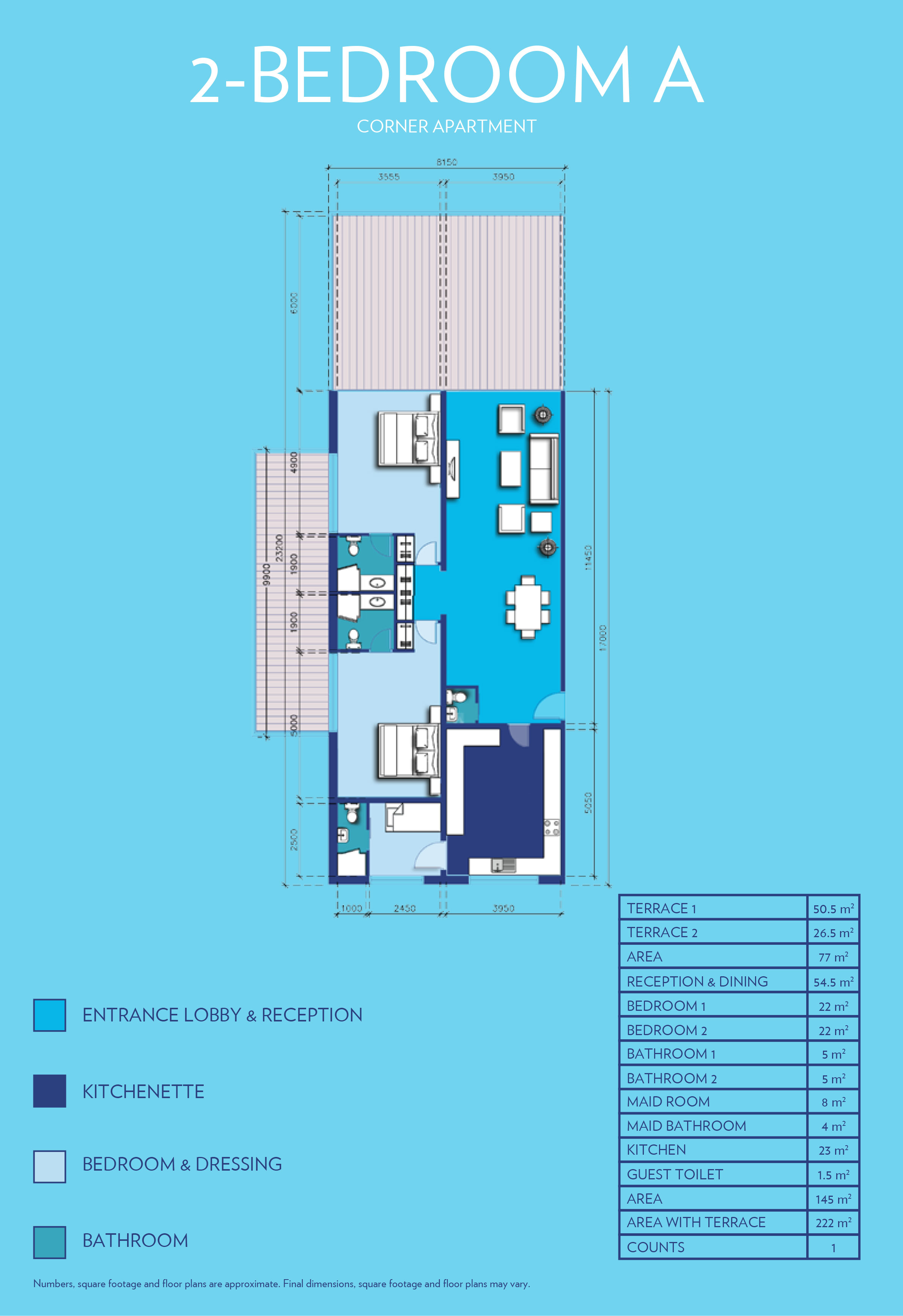 Nakheel Azure Residences at Palm Jumeirah Floor Plan