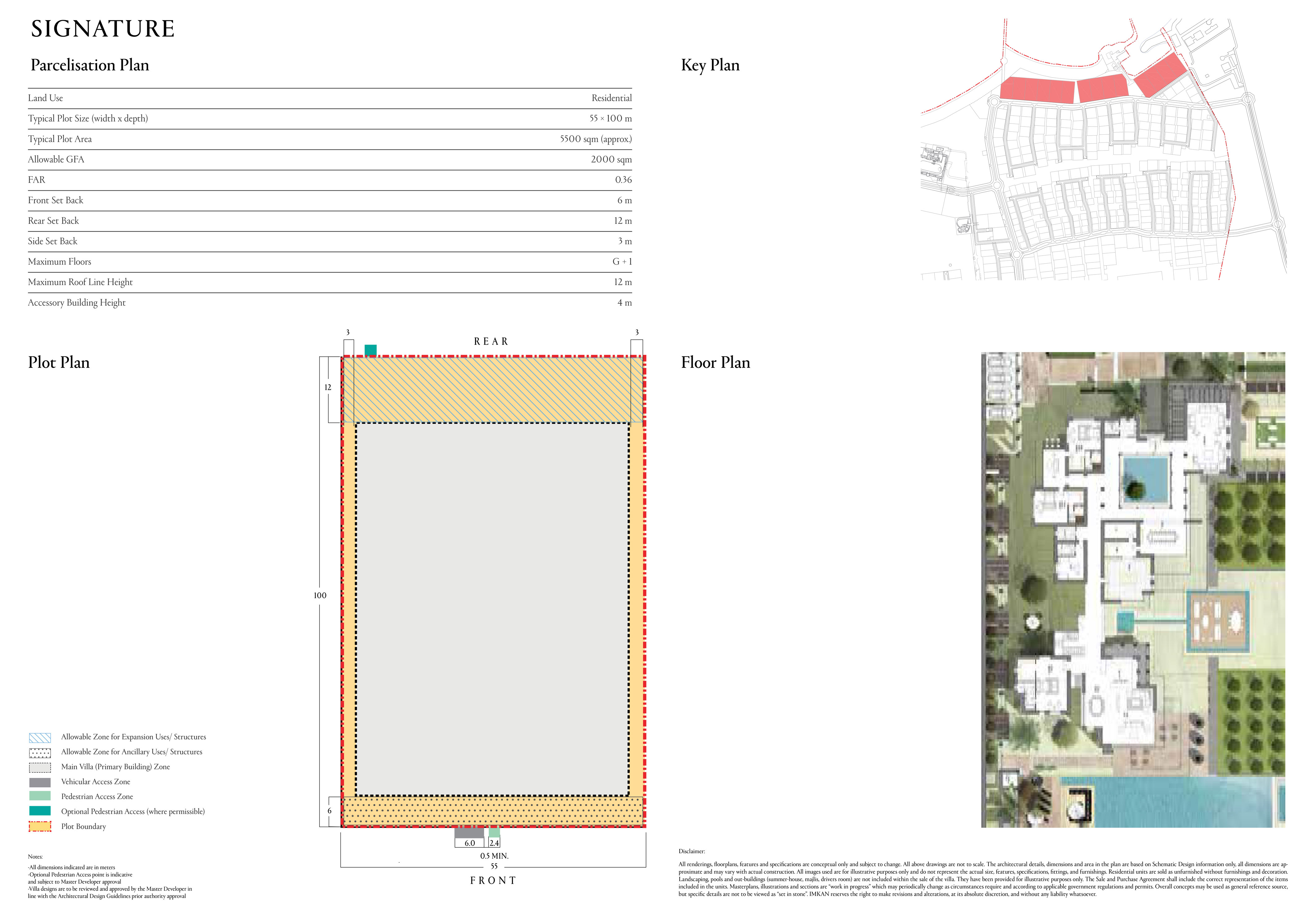 Signature Land Plots - Floor Plans & Sizes | IMKAN Properties