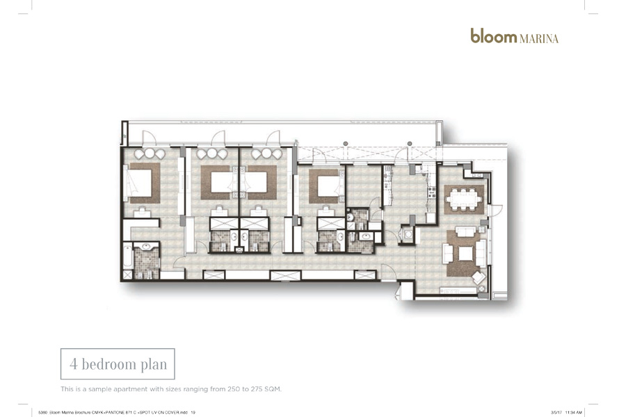 Bloom Marina by Bloom Holding at Abu Dhabi Floor Plan