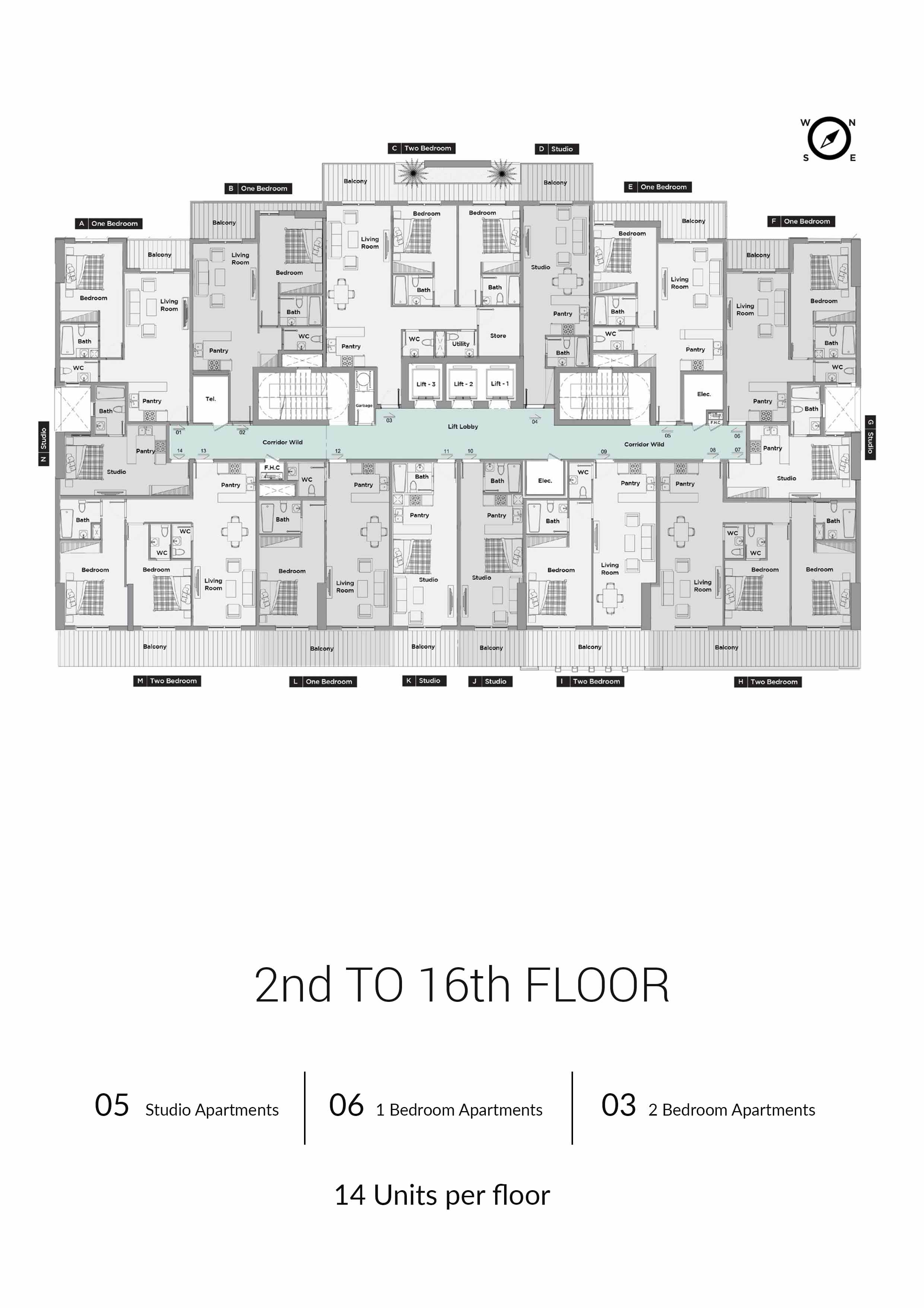 2nd-Floor, Size 413 to 1571 Sq Ft