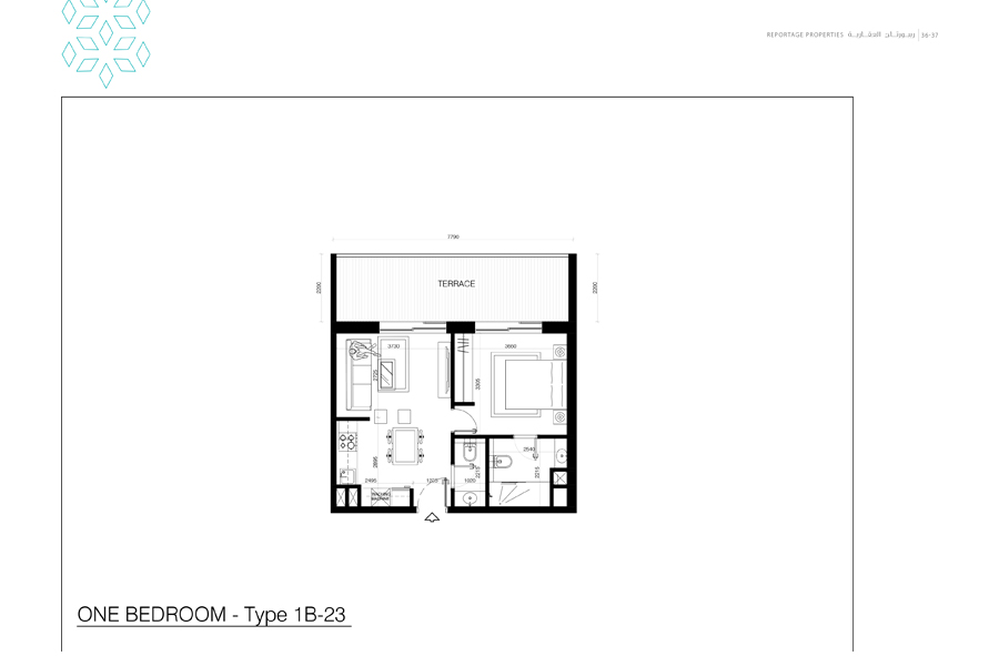 1 Bedroom - Type 1B-23