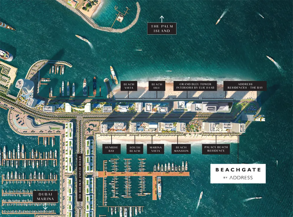 Emaar Beachgate Master Plan