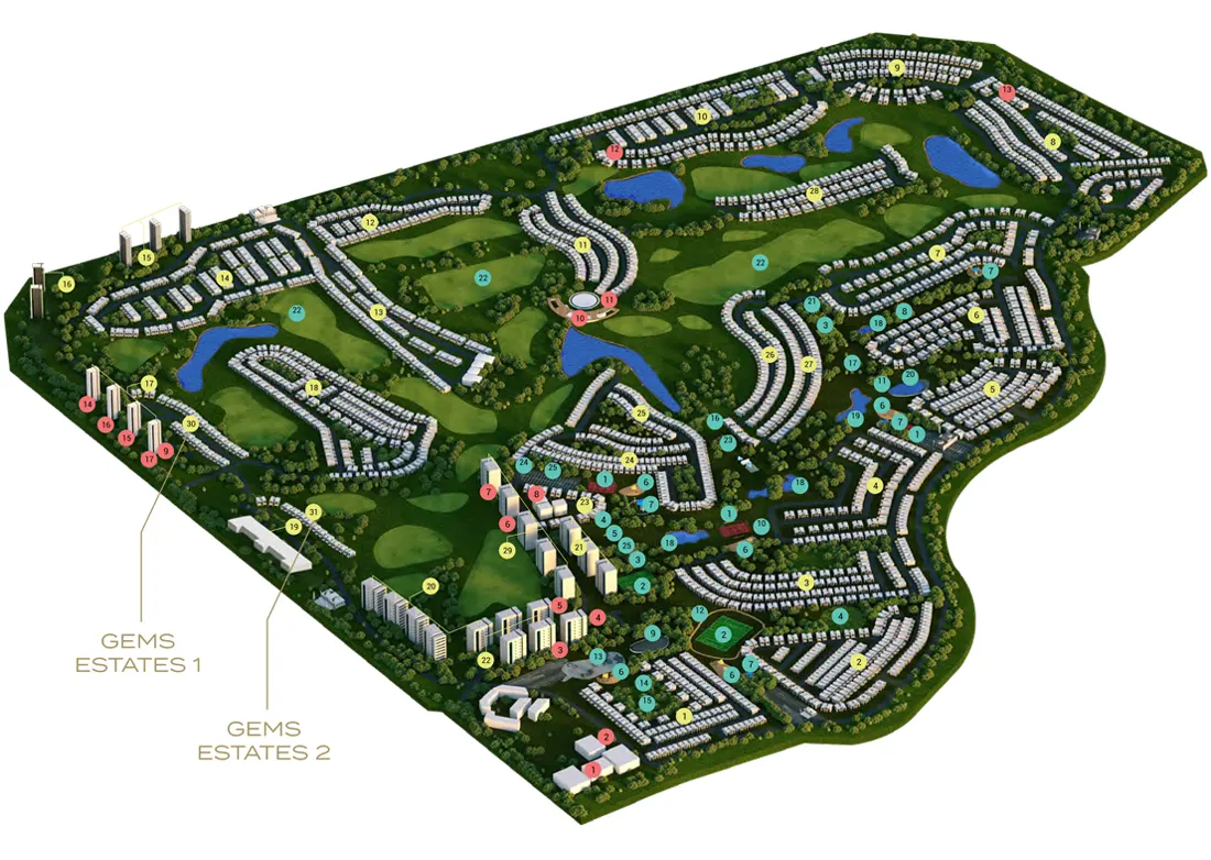Gems Estates at Damac Hills Master Plan