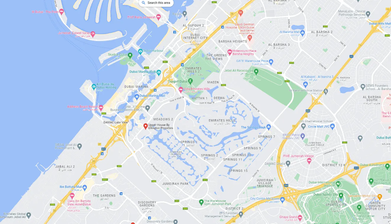Ellington Upper House Master Plan