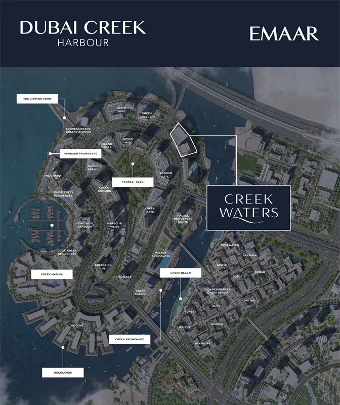 Emaar Creek Waters Master Plan