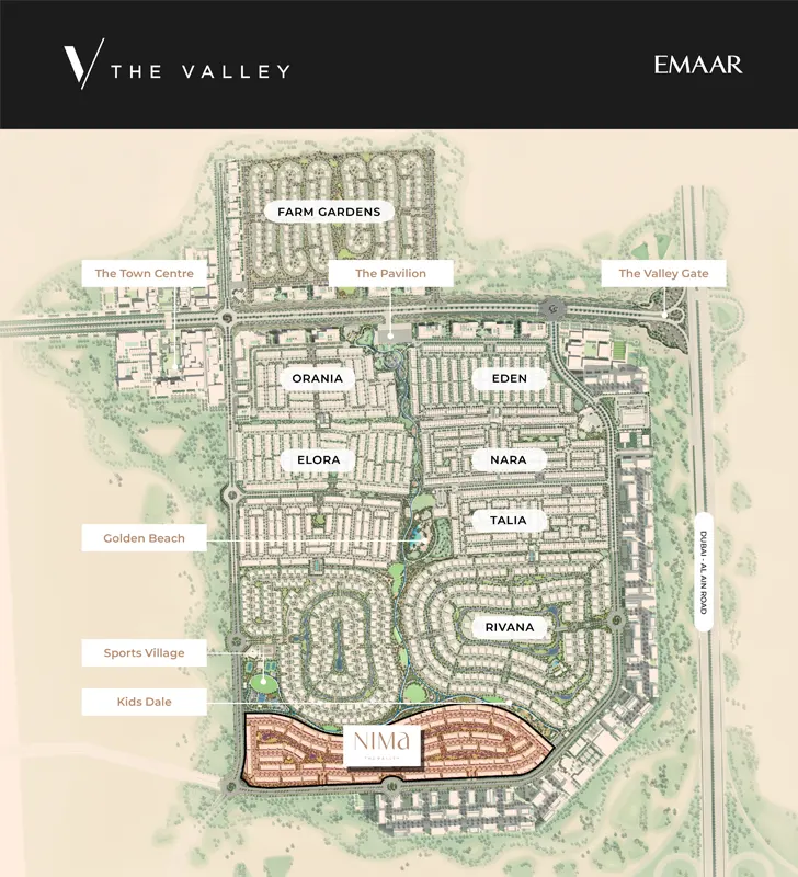 Nima The Valley Master Plan