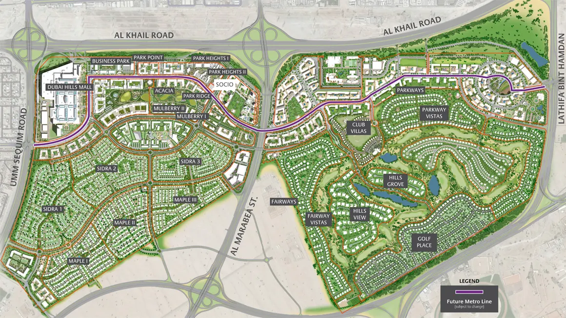 Socio at Dubai Hills Estate -  Master Plan 