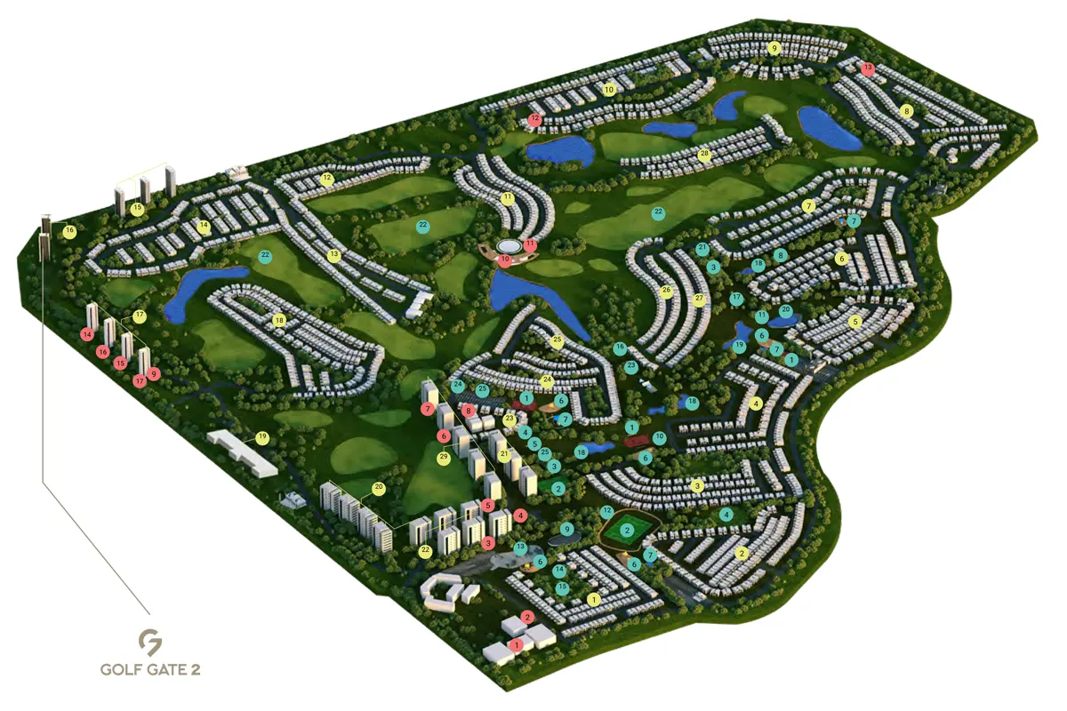 Damac Golf Gate 2 Master Plan
