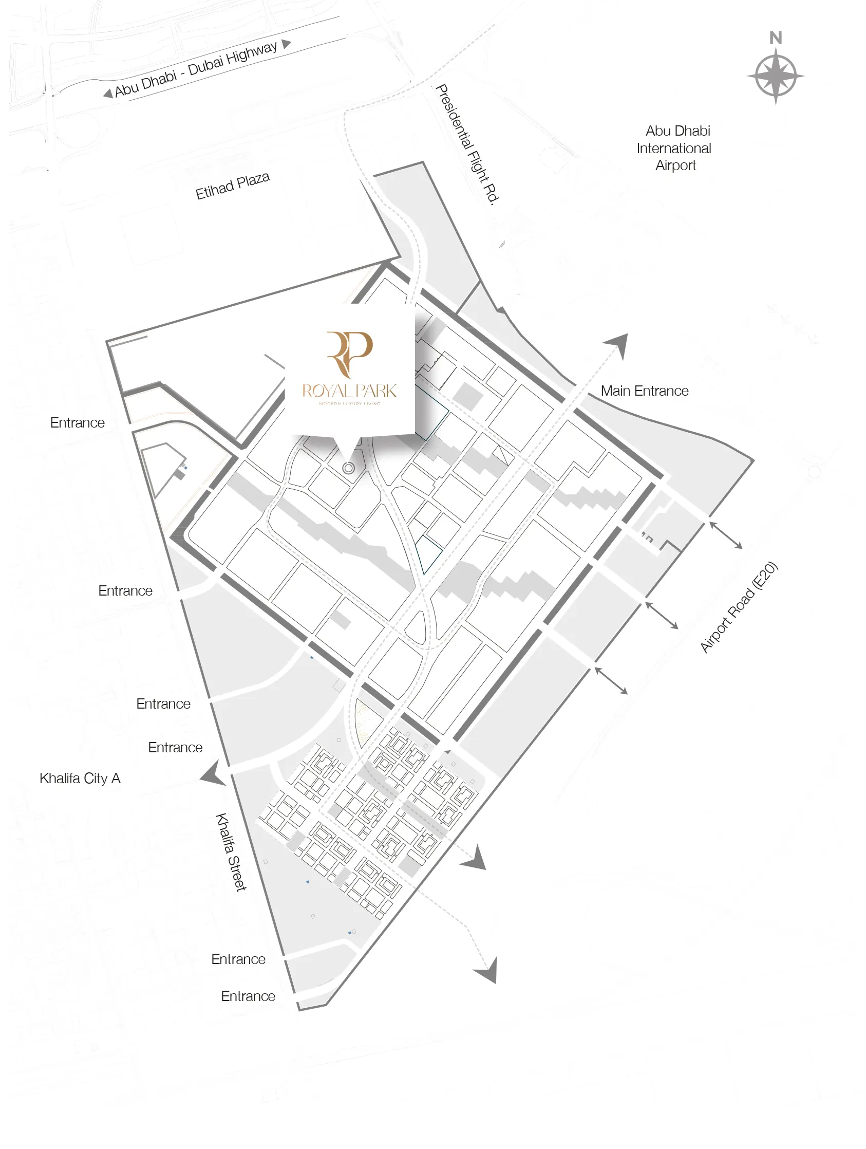 Royal Park at Masdar City Master Plan