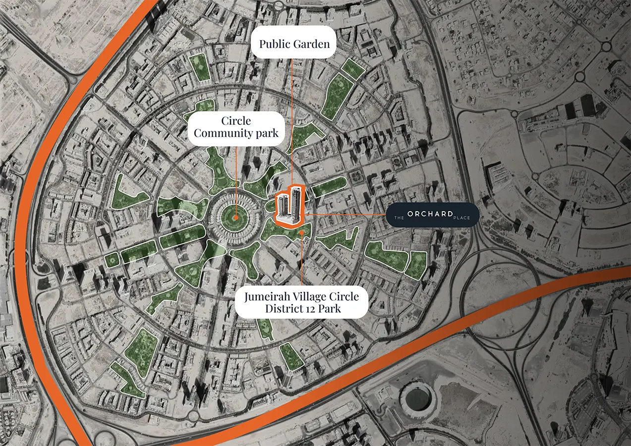 The Orchard Place at JVC Master Plan