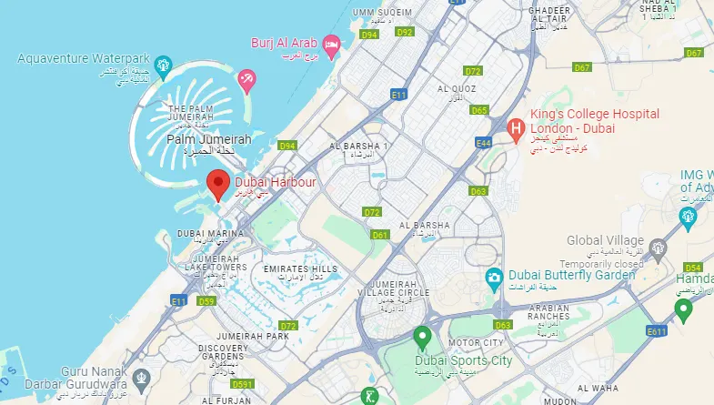 W Residences at Dubai Harbour Master Plan