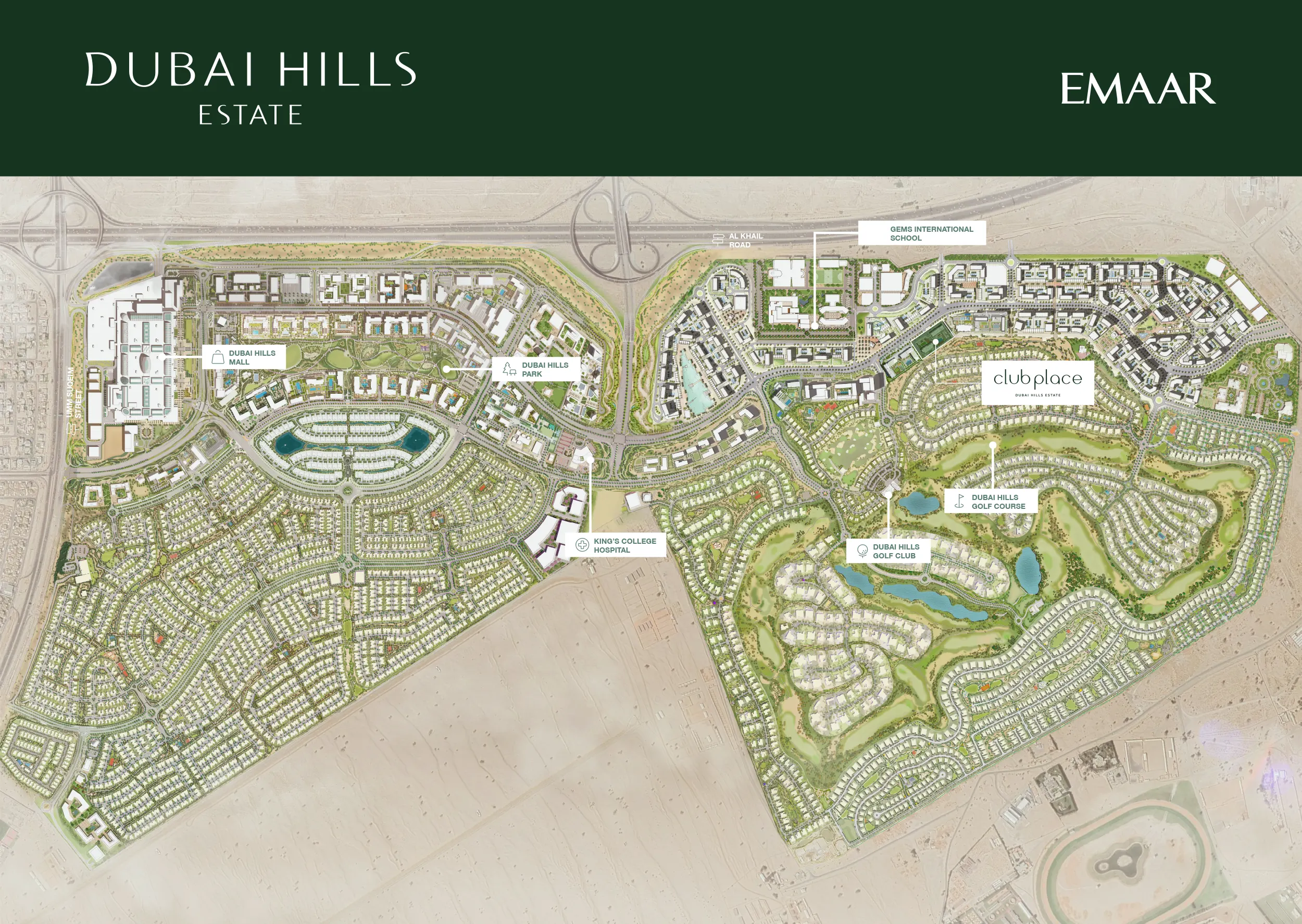 Club Place at Dubai Hills Estate Master Plan