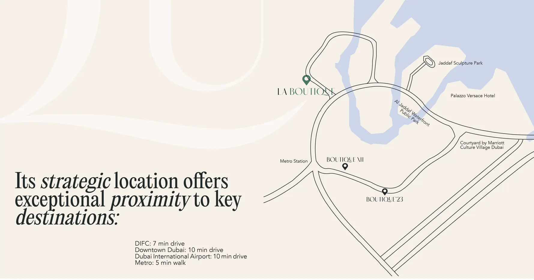 La Boutique at Al Jaddaf Dubai Master Plan