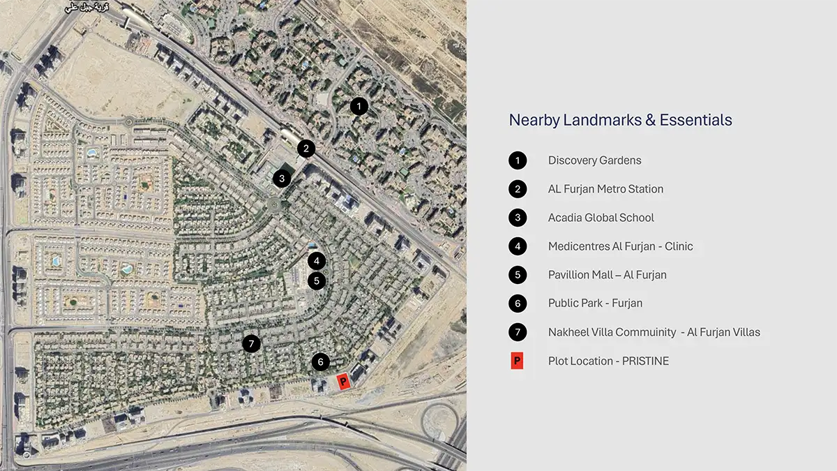 Pristine at Al Furjan Master Plan