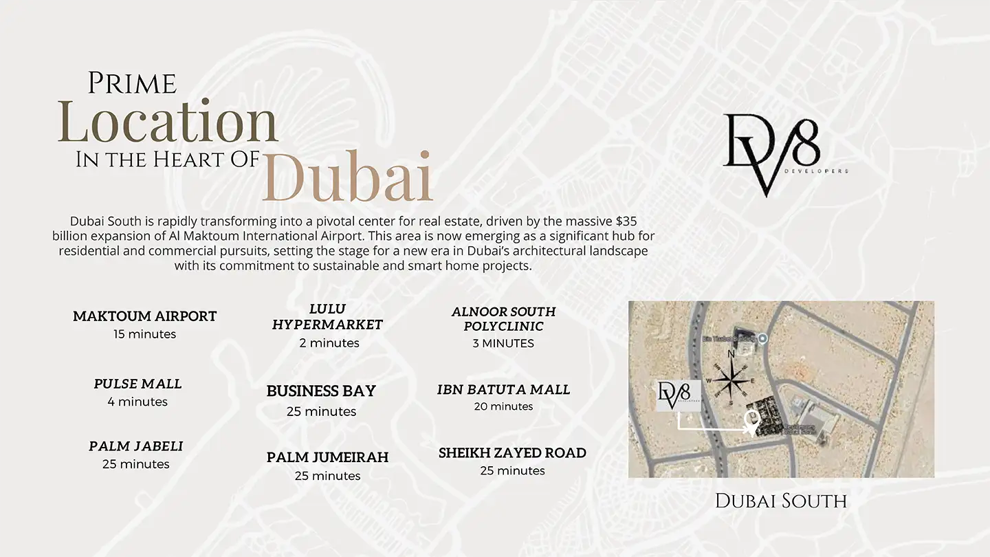 Trafford Residence at Dubai South Master Plan