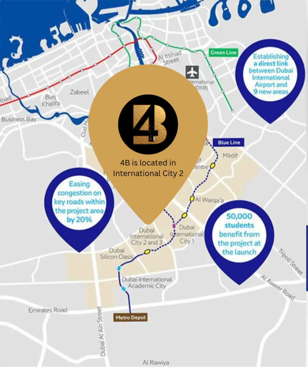 4B Living Dubai Master Plan