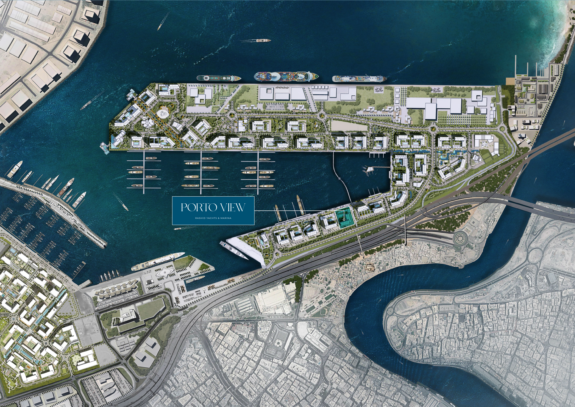 Emaar Porto View Mina Rashid Master Plan