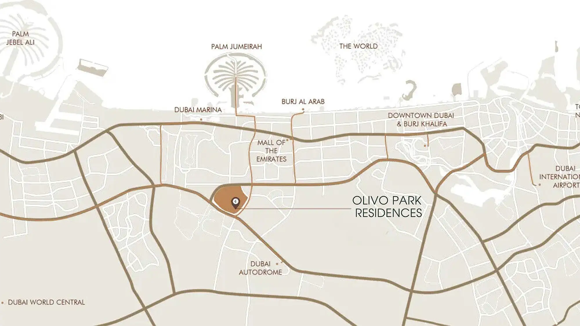 Olivo Park Residences at JVC Master Plan