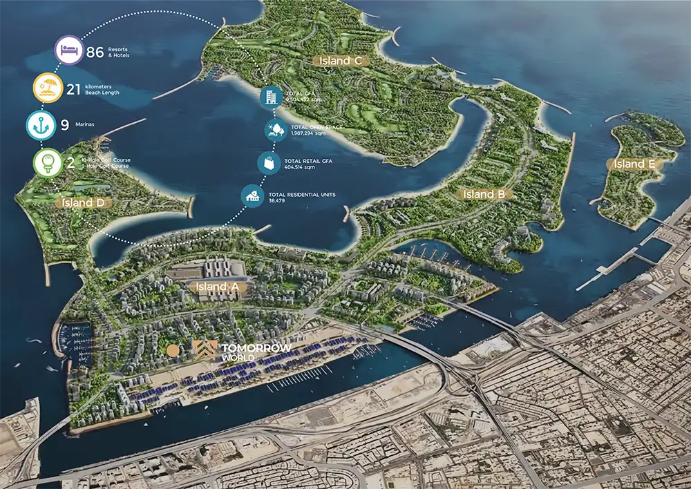Tomorrow 166 at Dubai Islands Master Plan