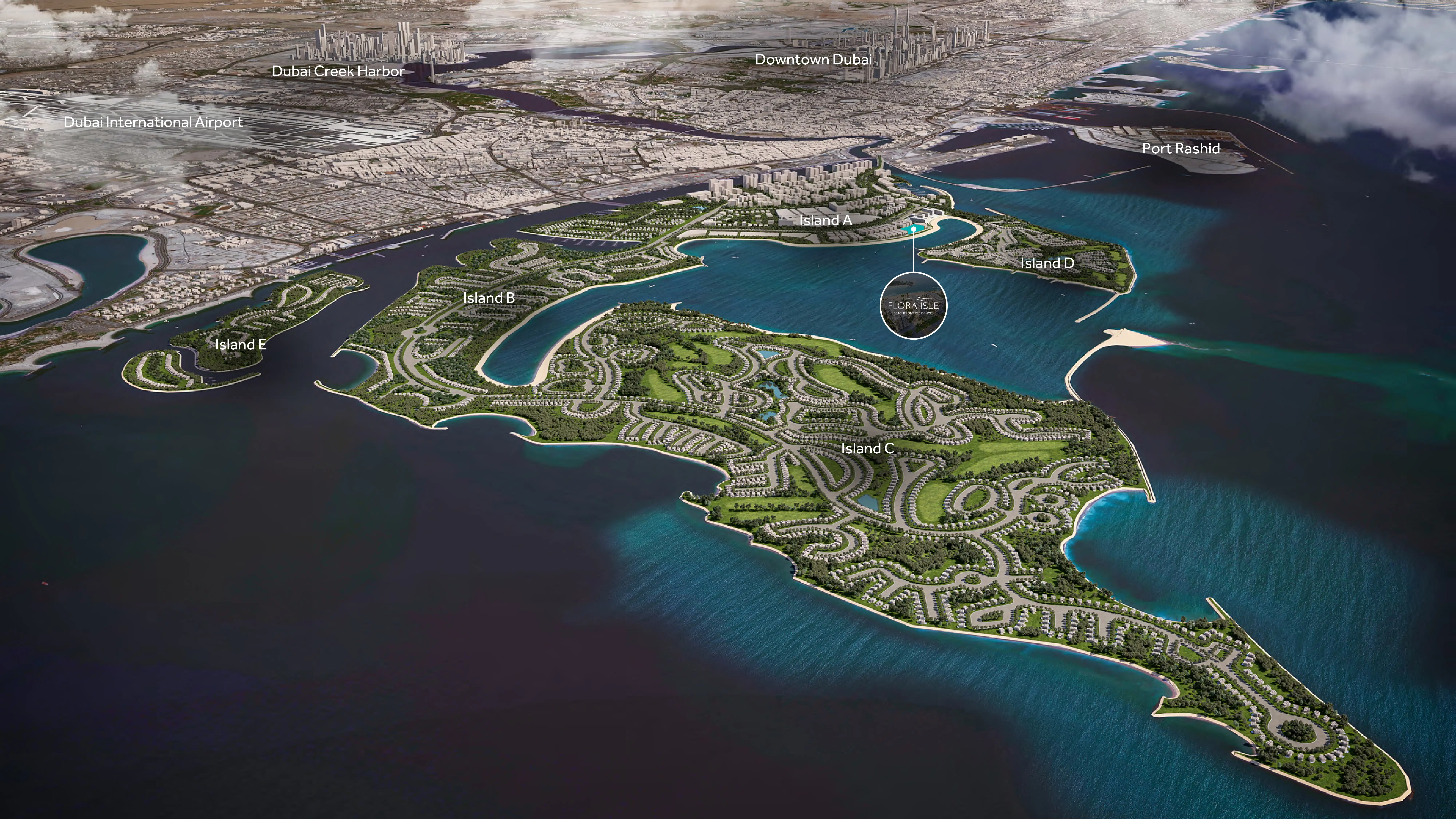 Flora Isle at Dubai Islands Master Plan
