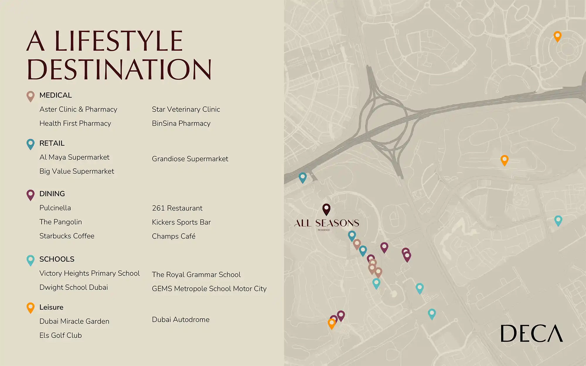 All Seasons Residence at Dubai Sports City Master Plan