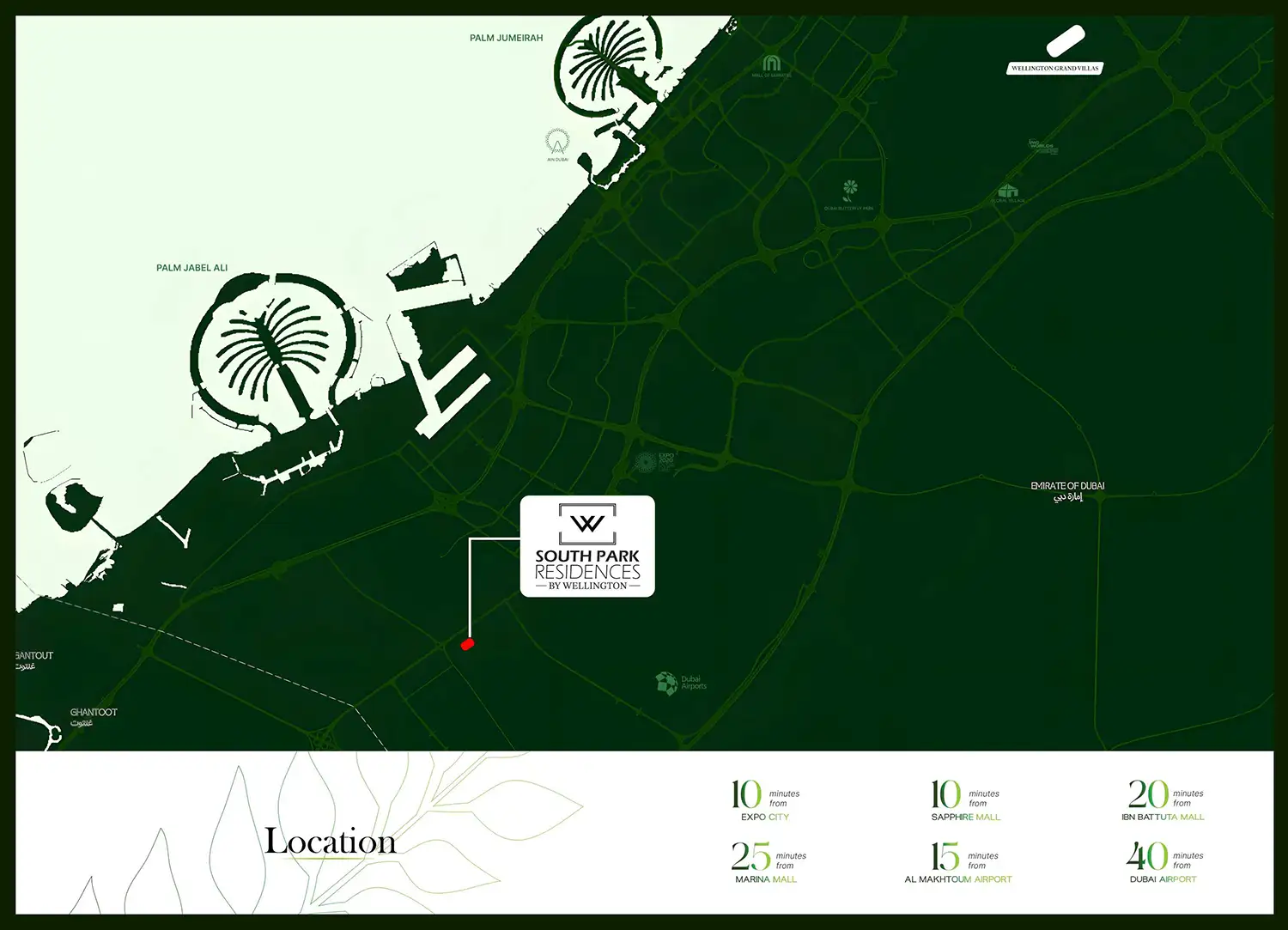 South Park Residences Dubai Master Plan