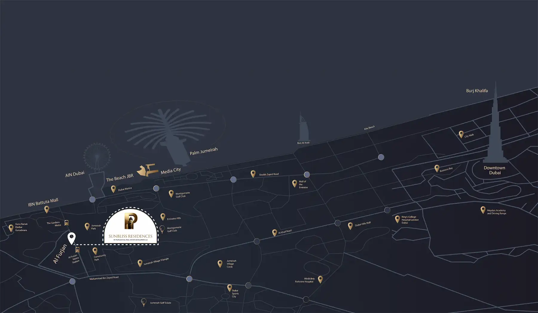 Sunbliss Residences at Al Furjan Master Plan