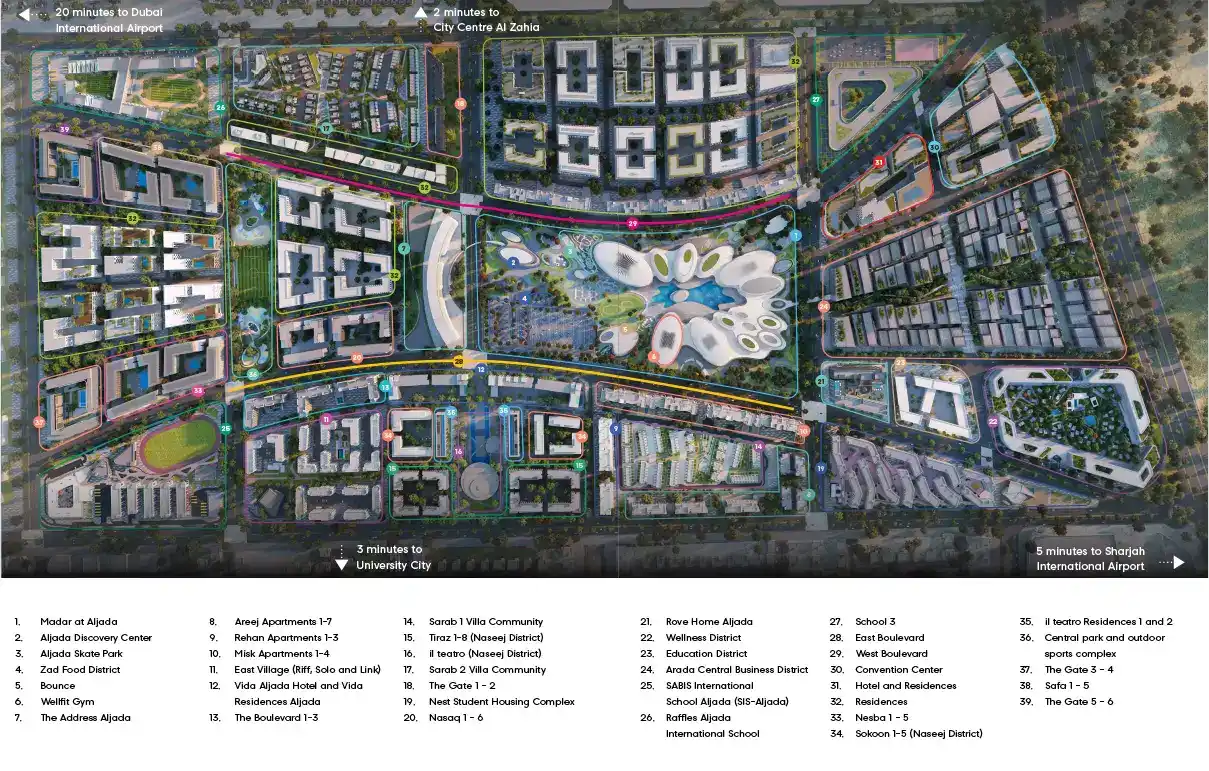 Safa at Aljada Master Plan