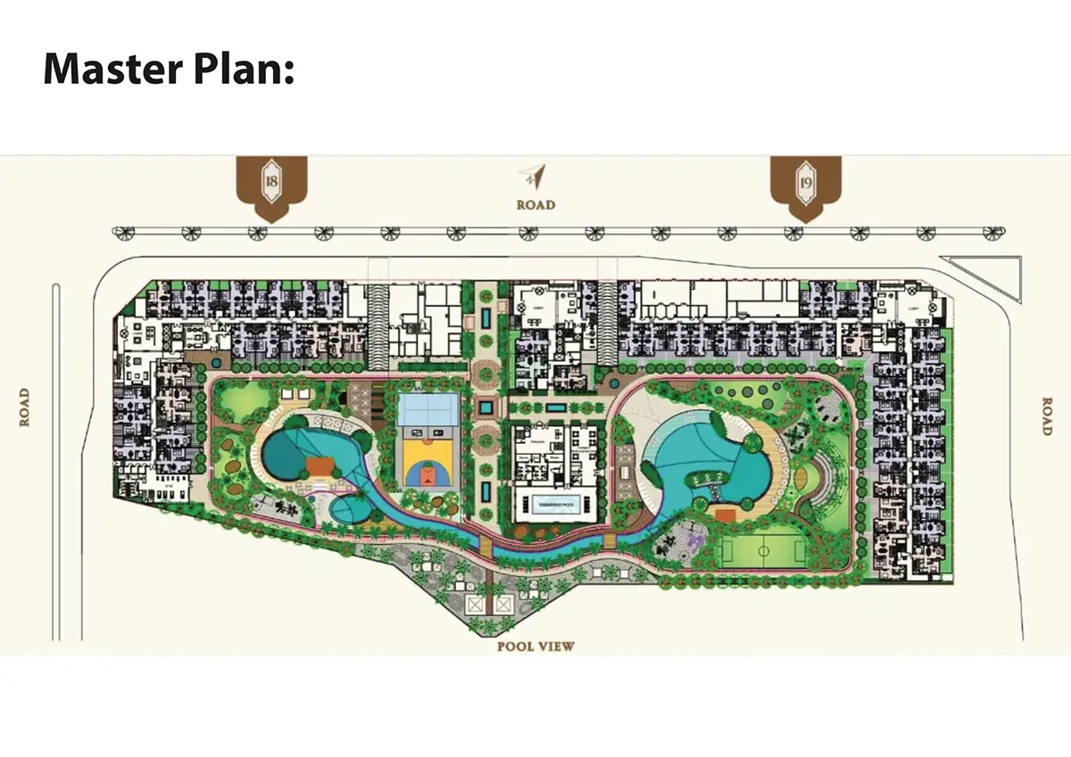 Bab Al Qasr Residence 18 Master Plan