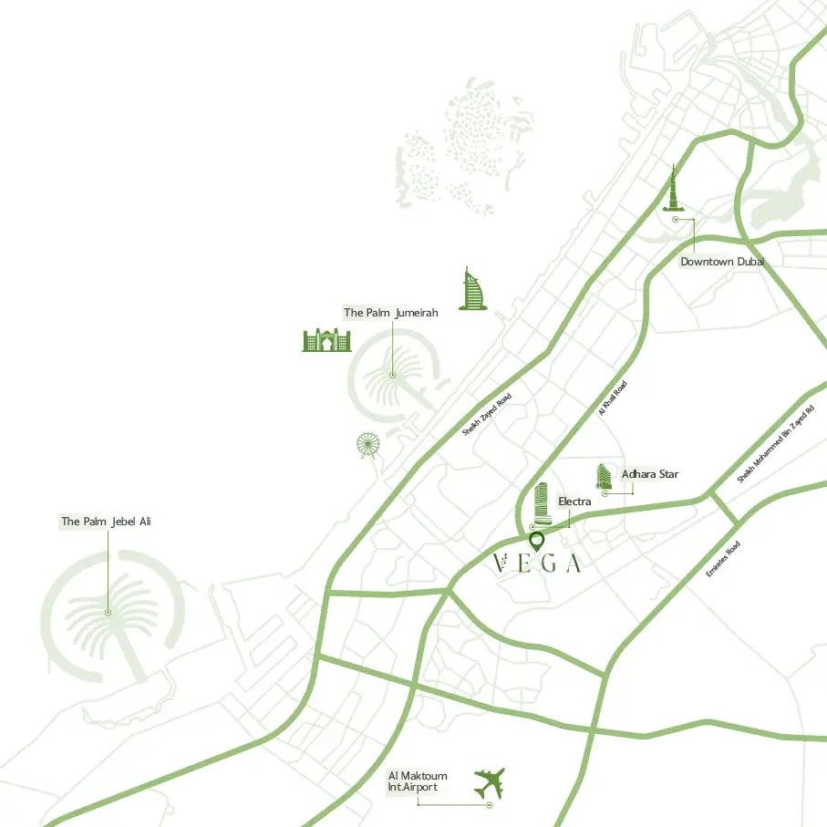 Vega at Dubai Sports City Master Plan