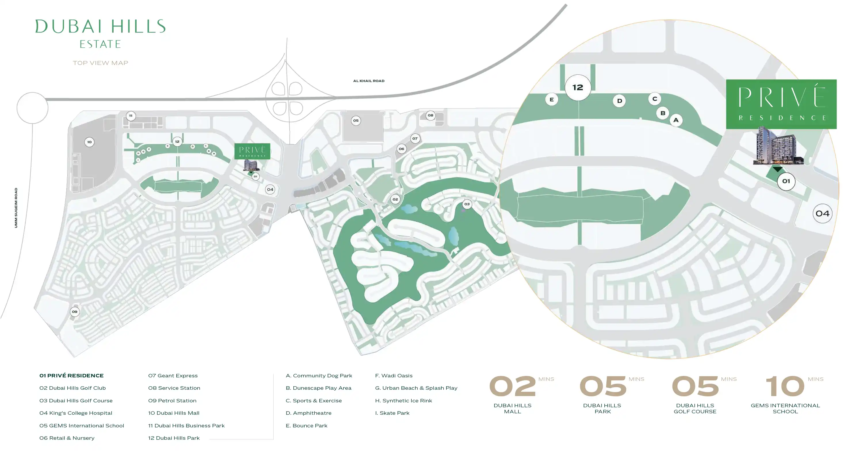 Prive Residence Master Plan