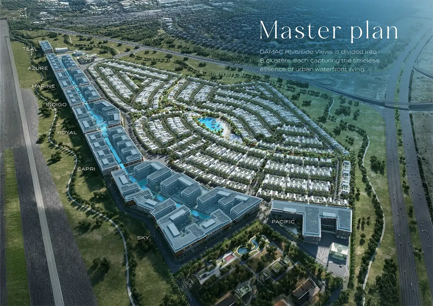 Damac Riverside Views Marine 4 Master Plan