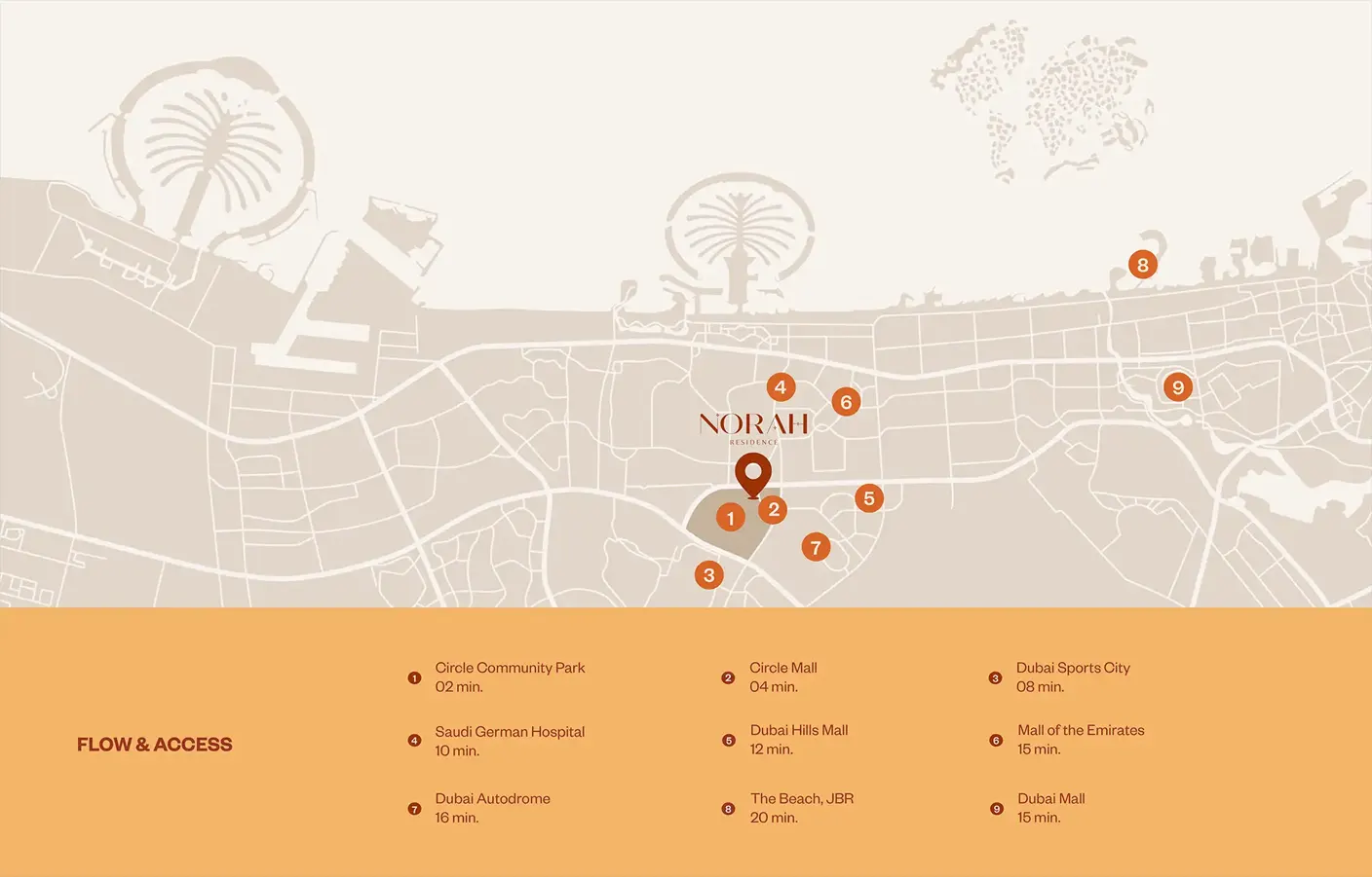 Norah Residence at JVC Master Plan