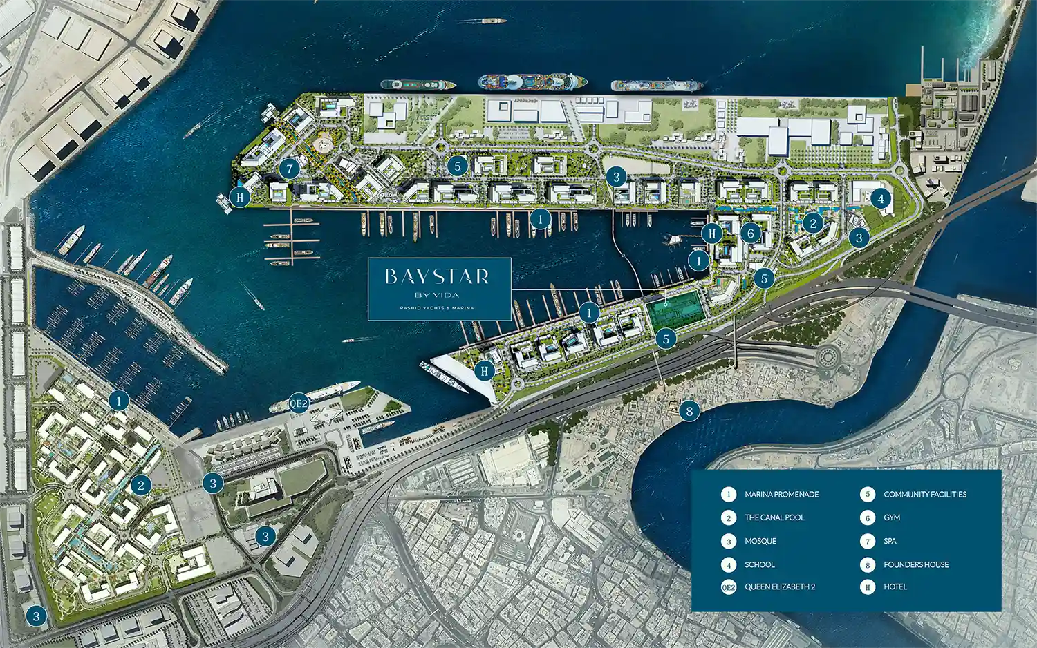 Emaar Baystar by Vida Master Plan