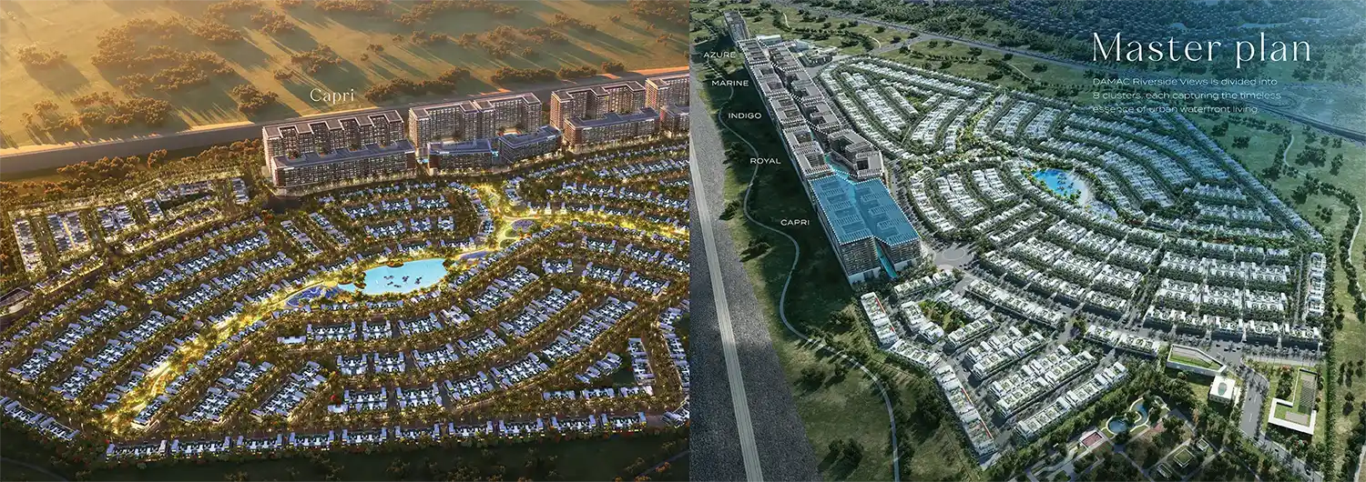 Damac Riverside Views Capri 2 Master Plan
