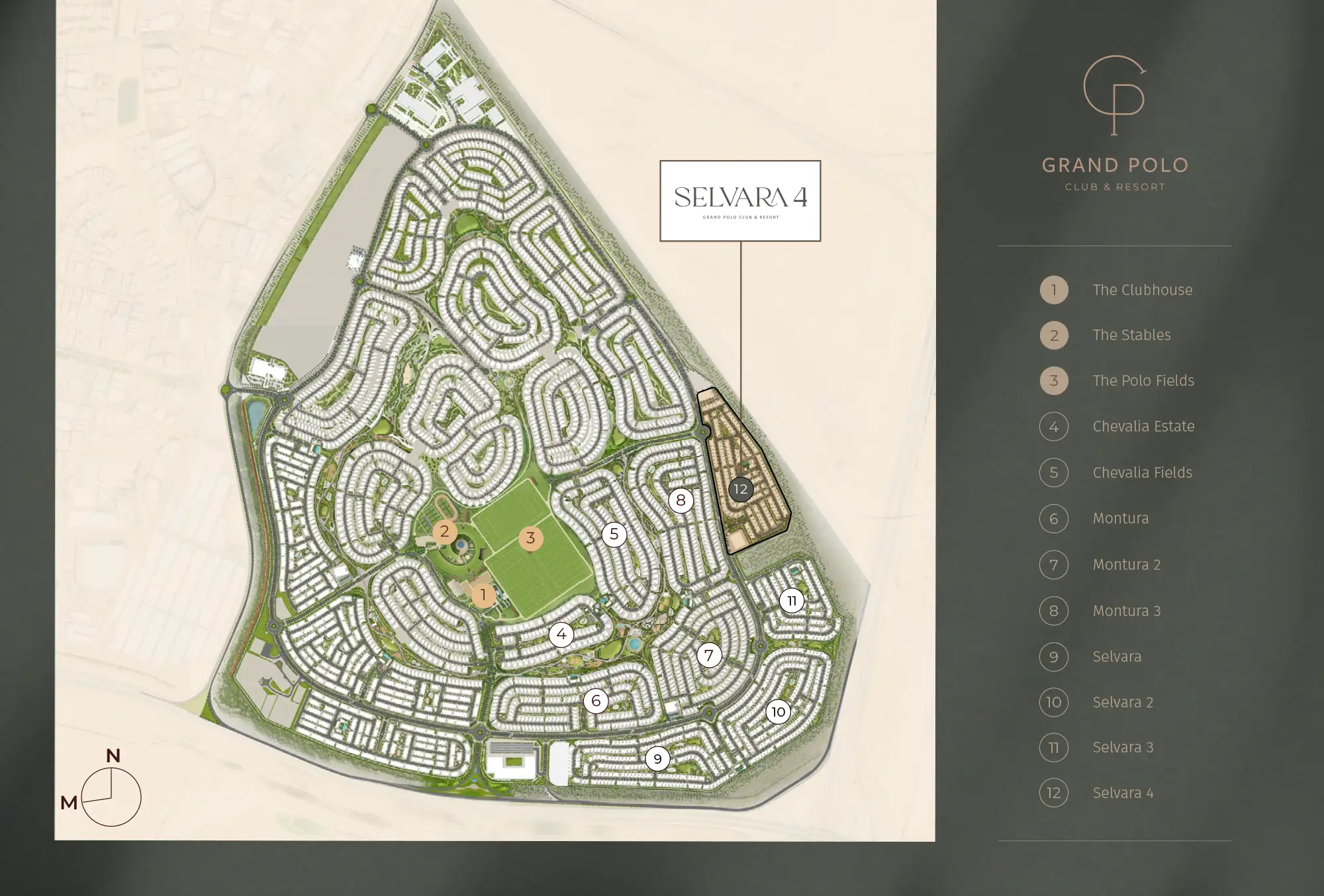Emaar Selvara 4 at Grand Polo Master Plan