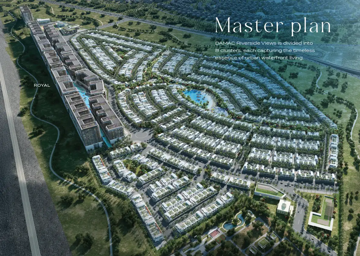 Damac Riverside Views Royal 4 Master Plan