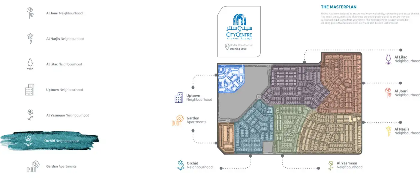 Orchid Plots at Al Zahia Master Plan