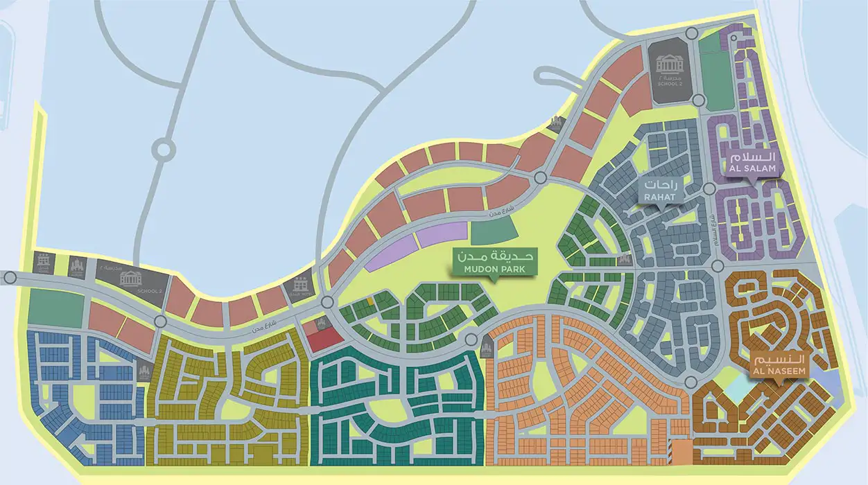 Mudon Views Apartments -  Master Plan 