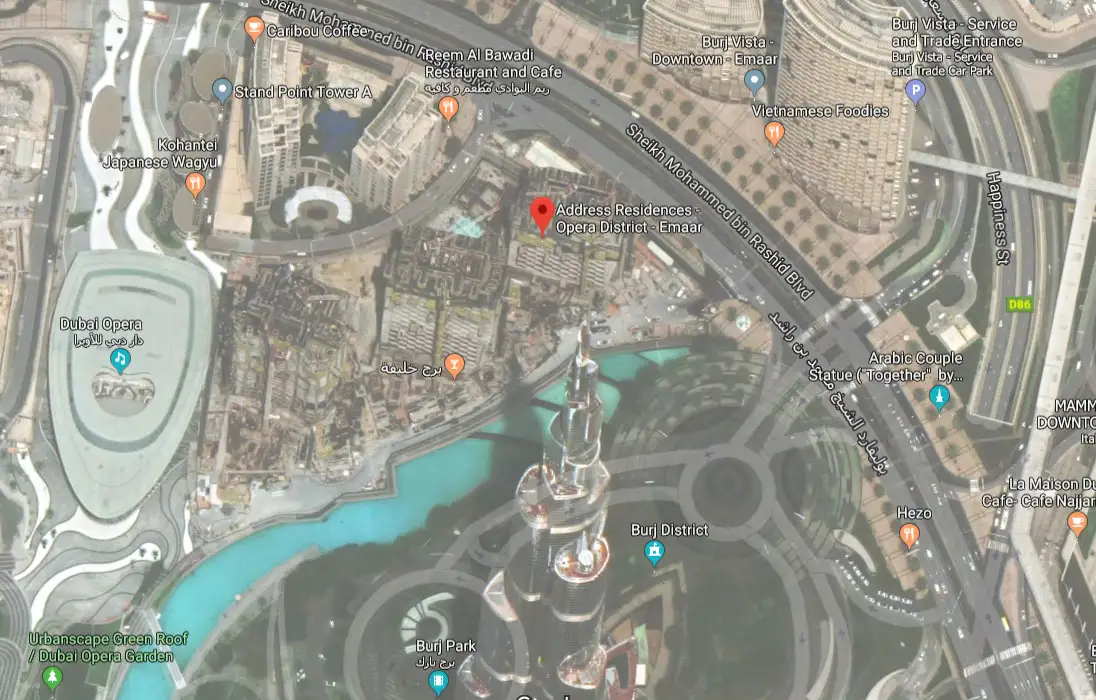 Address Residences Dubai Opera Master Plan