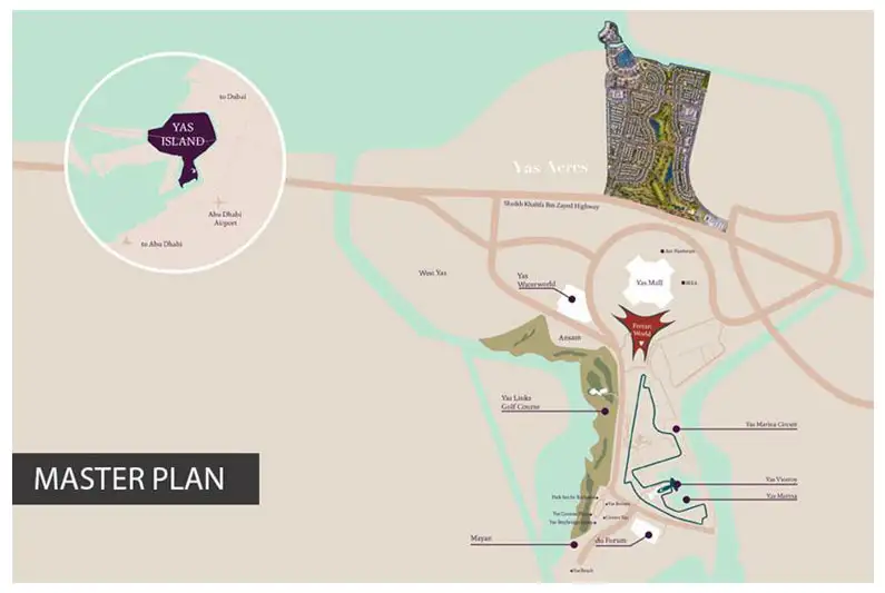 Royal Oak at Yas Acres Master Plan