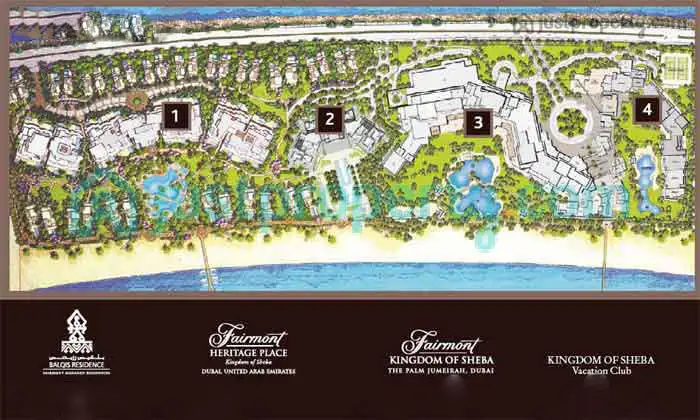 Master Plan | Balqis Residence Palm Jumeirah Dubai