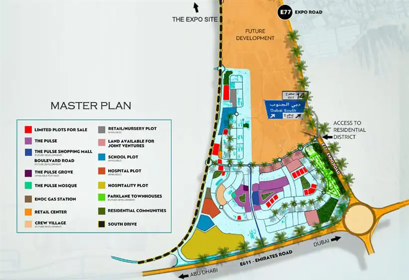 Dubai South Plots -  Master Plan 