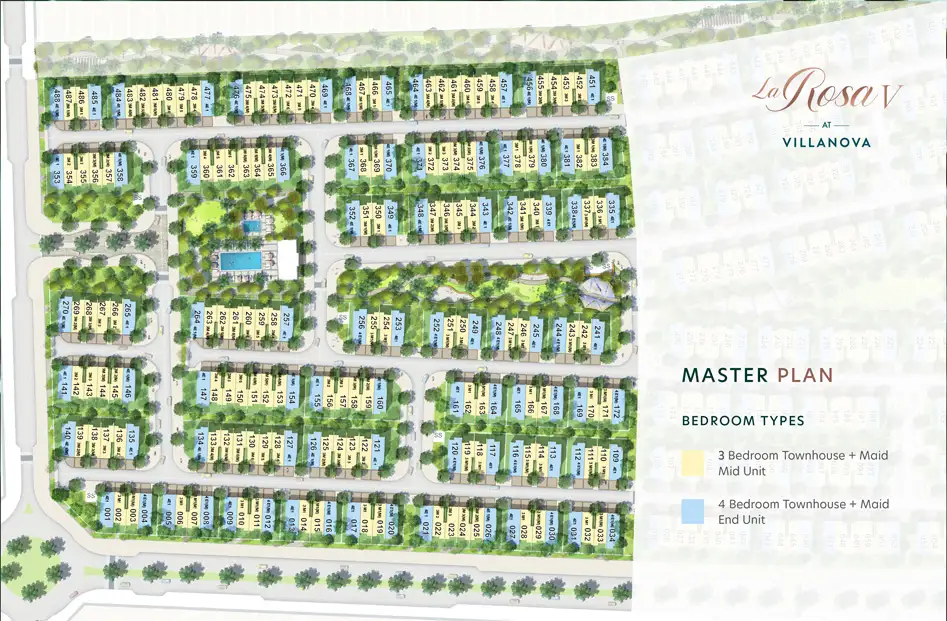La Rosa 5 at Villanova Master Plan