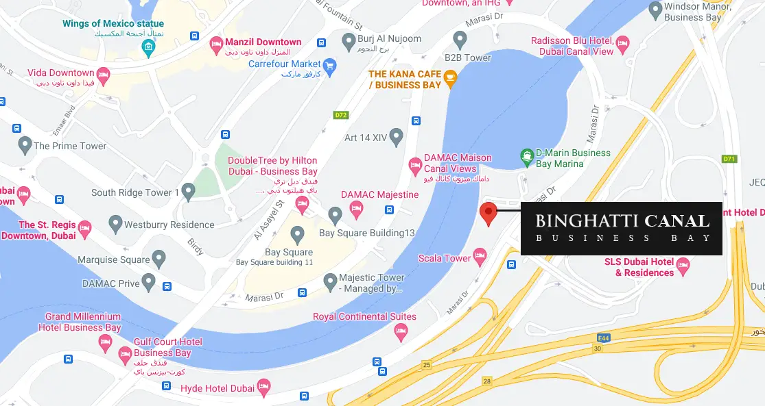 Binghatti Canal -  Master Plan 