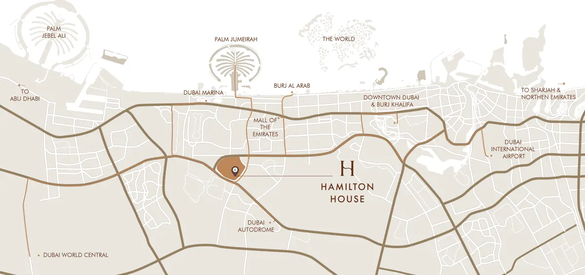 Hamilton House -  Location Plan
